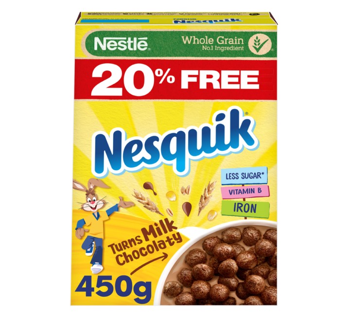 Nestle Nesquik Cereal Chocolate 375g Buy Online at Best Prices in