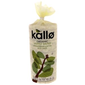 kallo organic lightly salted rice cakes