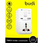 BUDI M8J313U-3 PIN TIMER HOME CHARGER