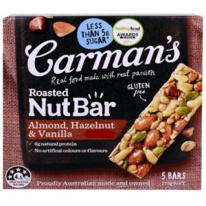 Carmans Almond Hazelnut & Vanilla Nut Bar 35g