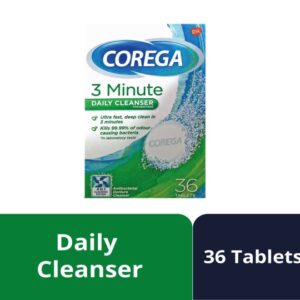 Corega 3 Minute Daily Cleanser for Dentures 36pcs