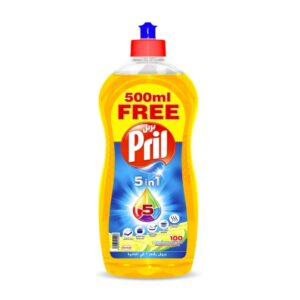 Pril Dishwash Liquid Lemon 1Litre + 500ml