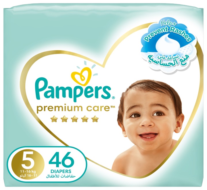 Pampers Premium Care Diapers Size 5 1116kg The Softest Diaper 46pcs