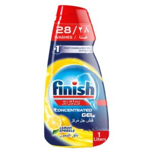 Finish All in 1 Max Concentrate Gel Dishwasher Lemon 1Litre