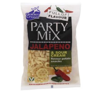 Gold Cross Party Mix Potato Snacks Jalapeno & Sour Cream 125g