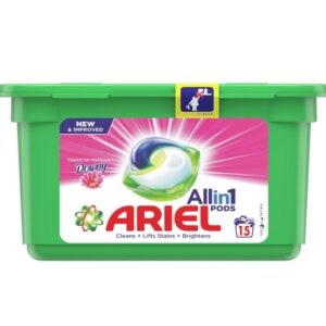 Ariel All in One Pods Washing Liquid Capsules Touch of Freshness Downy 15pcs