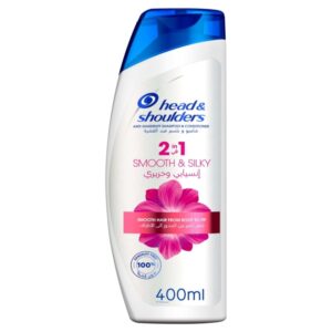 Head & Shoulders Smooth & Silky 2in1 Anti-Dandruff Shampoo with Conditioner 400ml