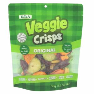 Dj & A Vaggie Crisps Original 90g