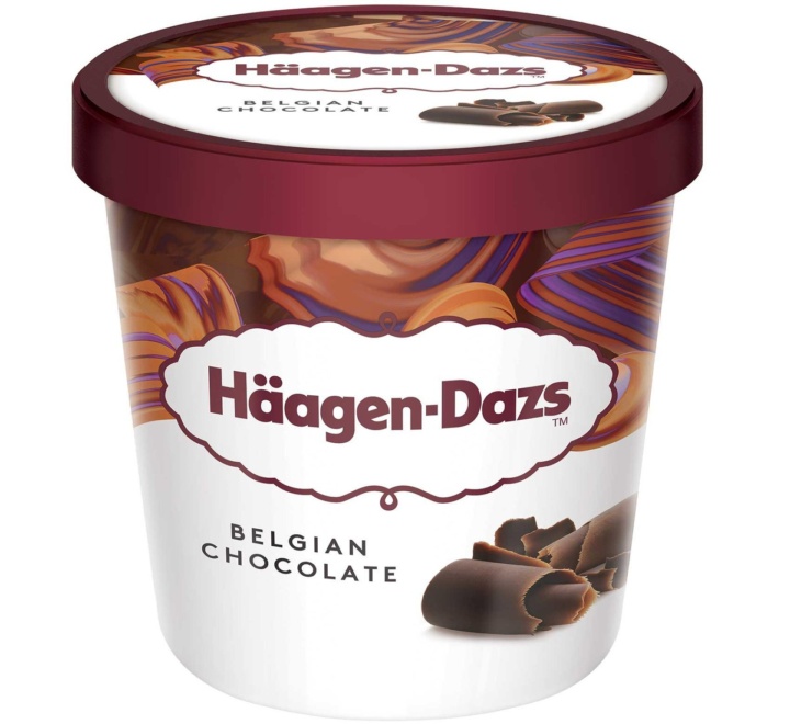 HaagenDazs Ice Cream Belgian Chocolate 460ml Buy Online at Best Prices