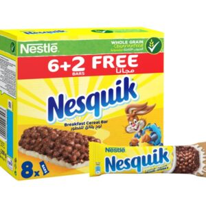 Nestle Nesquik Breakfast Cereal Bar 25g 6+2