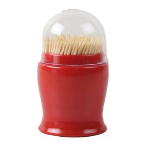 Home Mate Bamboo Tooth Pick Round Bottle 220-240pcs
