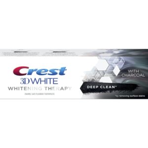 Crest 3D White Whitening Therapy With Charcoal Toothpaste 75ml