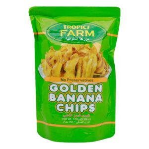 Tropics Golden Banana Chips 150 g
