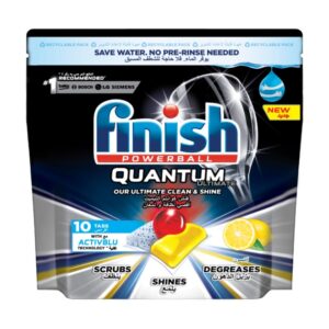Finish Dishwashing Quantum Powerball Lemon 10pcs 125g