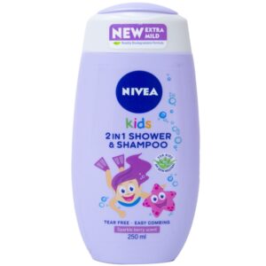 Nivea Kids 2in1 Shower & Shampoo Sparkle Berry Scent 250ml