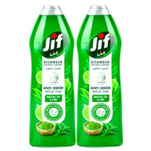 Jif Dishwash Anti-Odor Matcha Tea & Lime 2 x 750ml