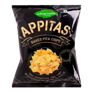 Wingreens Appitas Parmesan And Mediterranean Herbs Pita Chips 60g