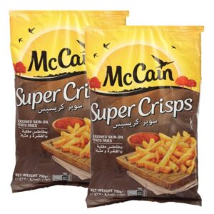 McCain Super Crisps Seasoned Potato Fries Value Pack 2 x 750 g