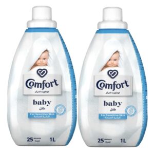 Comfort Concentrated Fabric Softener For Baby Sensitive Skin 2 x 1Litre
