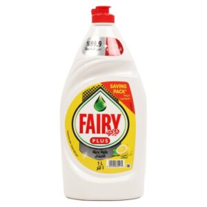 Fairy Plus Lemon Dishwashing Liquid Value Pack 1Litre