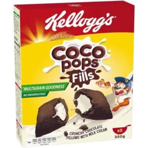 Kellogg's Coco Pops Fills Chocolate Pillows With Milk Cream 350g