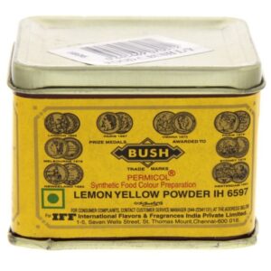 BUSH FOOD COLOUR LEMON/Y 100G