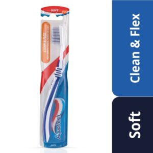 Aquafresh Clean & Flex Toothbrush Soft Assorted Color 1pc