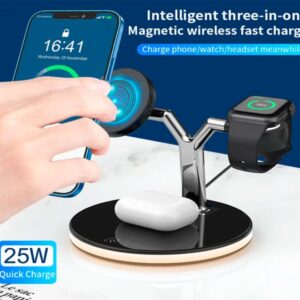 25W Digitplus Three In One Magnetic Wireless Fast Cahrger