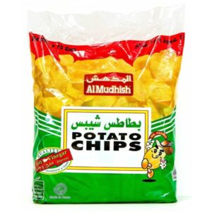 Al Mudhish Potato Chips Salt & Vinegar Flavour 24 x 15g