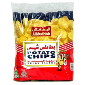Al Mudhish Potato Chips Ready Salted 24 x 15g