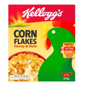 Kellogg's Corn Flakes Honey & Nuts 375g