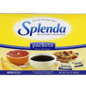 Splenda No Calorie Sweetener 400 Packets 400 gm