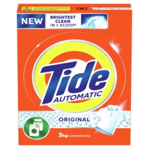 Tide Automatic Powder Laundry Detergent Original Scent 3kg