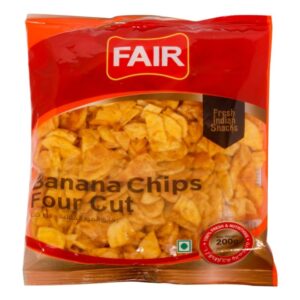 Fair Banana Chips Four Cut 200g