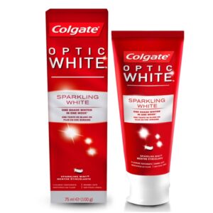Colgate Fluoride Toothpaste Optic White Sparkling Mint 75ml
