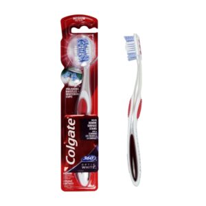 Colgate Toothbrush 360 Optic Whitening Medium Multi Colour 1pc