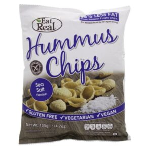 Eat Real Hummus Chips Sea Salt Flavour 135g