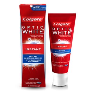 Colgate Fluoride Toothpaste Optic White Instant 75ml
