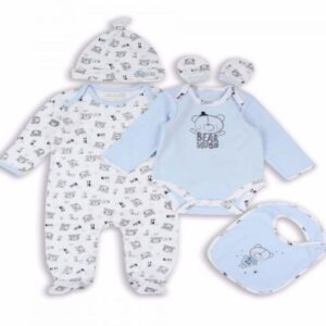 The Essential One - Tess15 - 5 Piece Tiny Bear Baby Starter Pack