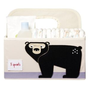 3 Sprouts Diaper Caddy - Bear