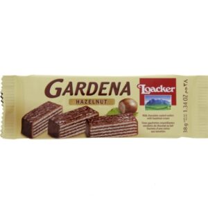 Loacker Gardena Milk Chocolate Coated Wafers With Hazelnut Cream 38g
