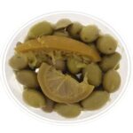 Moroccan Green Olives with Lemon 300g