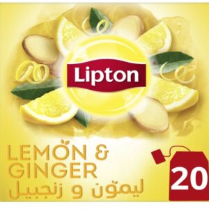 Lipton Herbal Infusion Tea Lemon & Ginger 20 Teabags