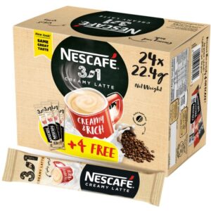 Nescafe 3in1 Creamy Latte Instant Coffee 24 x 22.4g