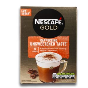 Nescafe Cafe Menu Gold Cappuccino Unsweetened 8 x 14.2g