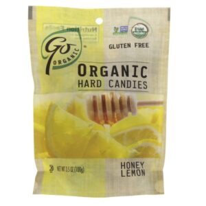 Go Organic Hard Candies with Honey and Lemon 100g
