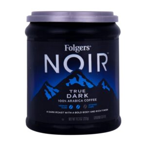 Folgers Noir True Dark Arabica Coffee 292g