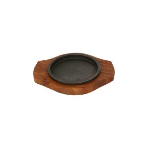 Chefline Cast Iron Sizzler Tray Round 12.5cm