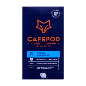 Cafe Pod Nespresso Decaf Espresso 10pcs