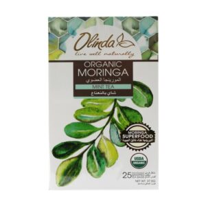 Olinda Organic Moringa Tea With Mint 25 Teabags